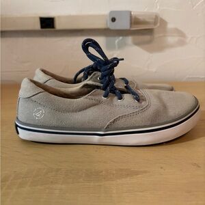 SPERRY Light Gray Low-Top Sneakers - Size 13.5